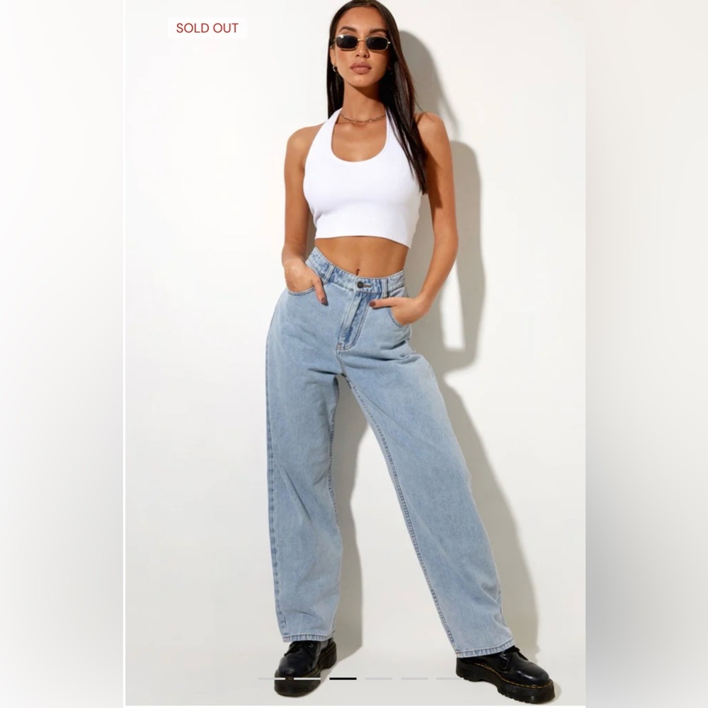 Redial Premium Denim Collection Bum Rips Parallel Jean In Tonal Light Wash View 2